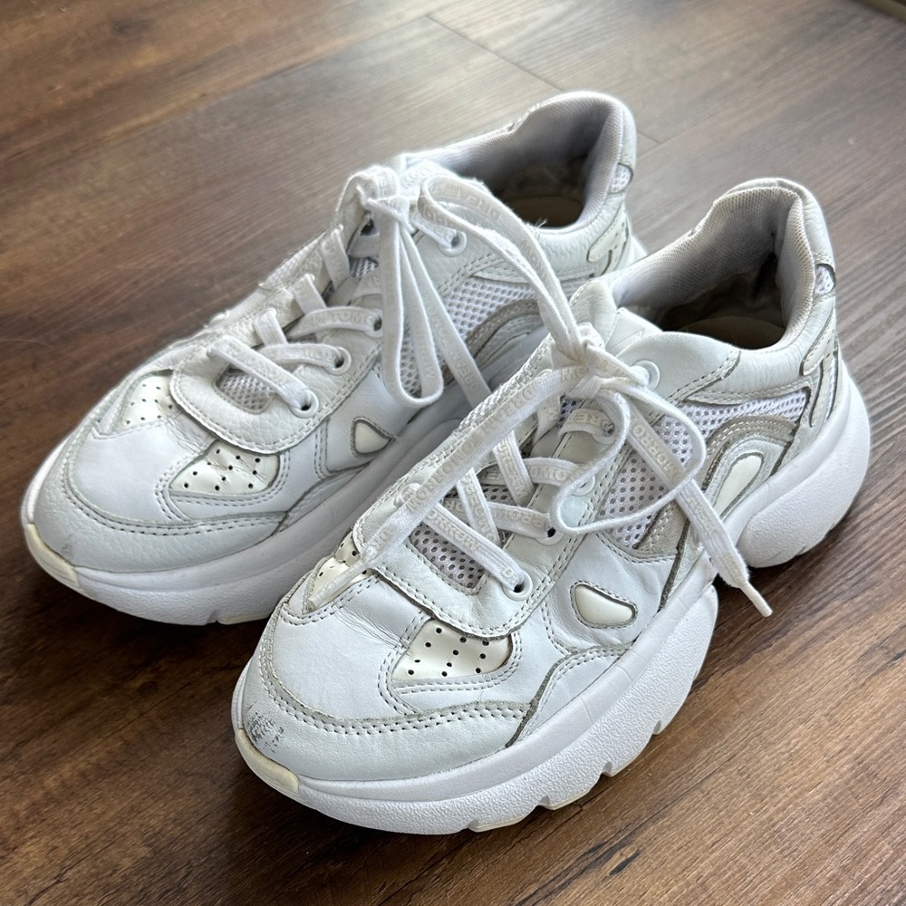 Maje chunky white sneakers